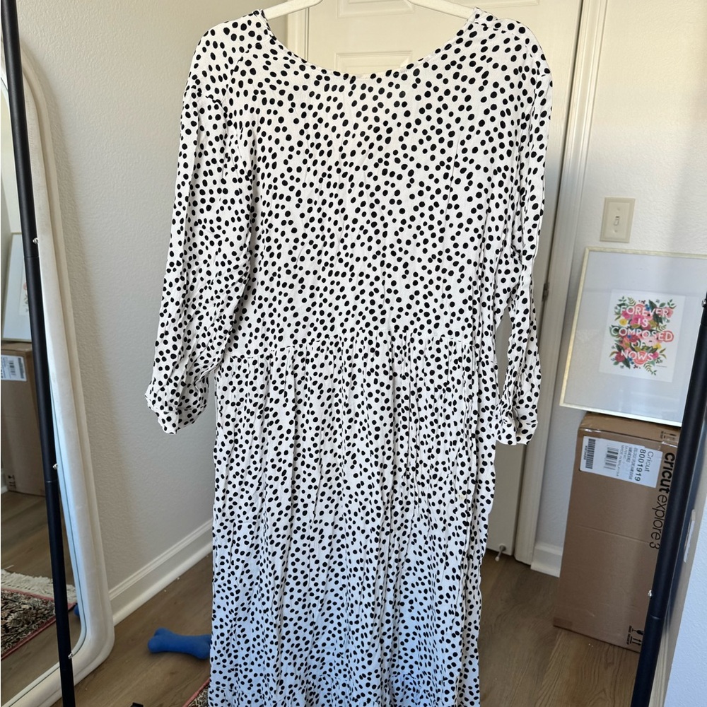 Black & White Polka Dot Dress